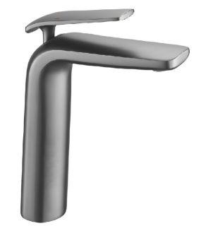 Смеситель для раковины Rose R3911T оружейная сталь